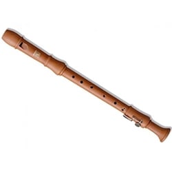 Hohner 9614 Pearwood Tenor Recorder with Key