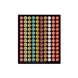 Music Symbols Round Chart Seals