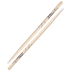 Zildjian 5A Hickory Series Drumsticks - Nylon Tip