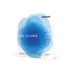 Helicore 3/4 Scale Violin String Set, Medium Tension