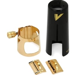 Vandoren LC08P Optimum Tenor Sax Gold Ligature & Plastic Cap