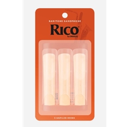 Rico by D'Addario Baritone Saxophone Reeds - 3-Pack