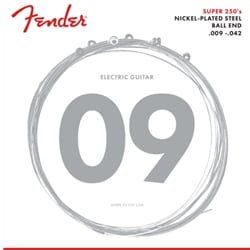 Fender Super 250's 250L (.009-.042) Nickel-Plated Steel Electric Guitar Strings