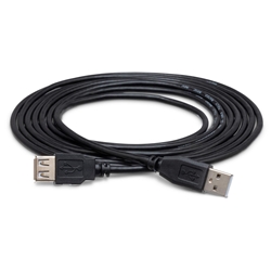 Hosa High Speed USB Extension Cable Type A to Type A - 10 ft