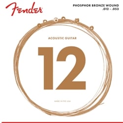 Fender Phosphor Bronze 60L (.012-.053) Acoustic Guitar Strings