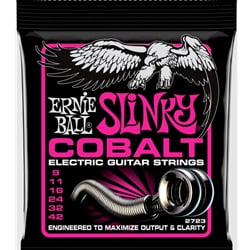 Ernie Ball 2723 Super Slinky Cobait Electric Guitar Strings - 9-42 Gauge