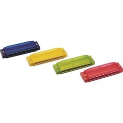 Hohner Kids Clearly Colorful Translucent Harmonica