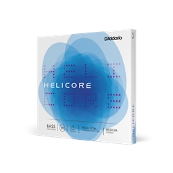 Helicore Orchestral 1/2 Scale Bass String Set, Medium Tension
