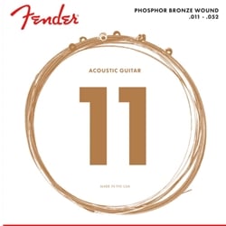 Fender Phosphor Bronze 60CL (.011-.052) Acoustic Guitar Strings