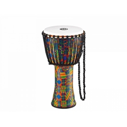 Meinl PADJ2-L-F Travel Series Large African Djembe with Synthetic Head - Kenyan Quilt