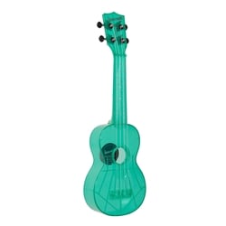 Kala KA-SWF-BL Waterman Soprano Ukulele - Fluorescent Blue Raspberry