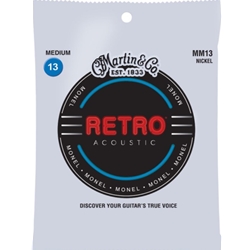 Martin MM13 Retro Medium (13-56) Acoustic Guitar Strings