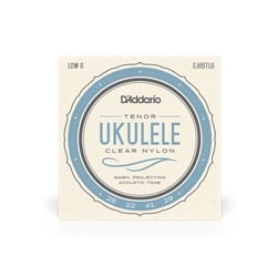 D'Addario EJ65TLG Clear Nylon Low G Tenor Ukulele Strings