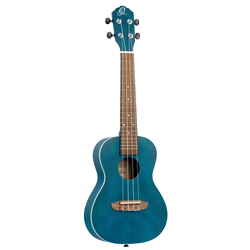 Ortega RUOCEAN Earth Series Concert Ukulele - Ocean Blue