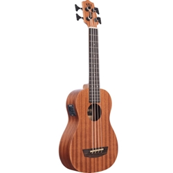 Kala Wanderer Acoustic-Electric U-BASS - Natural Mahogany
