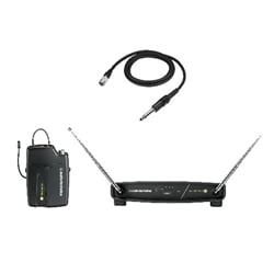 Audio-Technica ATW-901A/G System 9 Frequency-agile VHF Wireless System for Guitar