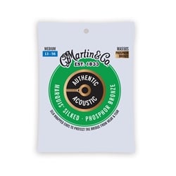 Martin MA550S Marquis Silked Phosphor Bronze Medium (13-56) Acoustic Guitar Strings