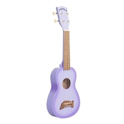 Makala MK-SD/PLBURST Dolphin Soprano Ukulele - Purple Burst