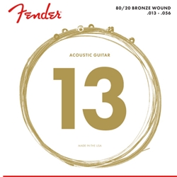 Fender 80/20 Bronze 70M Medium (.013-.056) Acoustic Guitar Strings