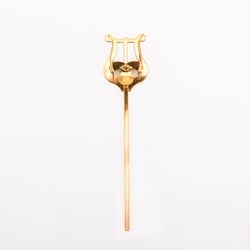 Trophy 6" Baritone/Sousa Lyre, Gold Lacquer