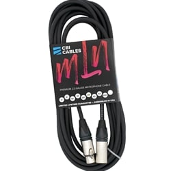 CBI MLN Performer Series 22 Gauge Neutrik X Series XLR 25' Mic Cable