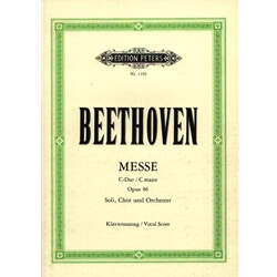 Mass in C Major, Op. 86 - Vocal Score