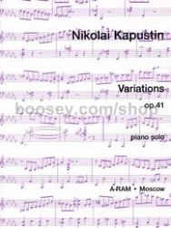 Variations, Op. 41 - Piano