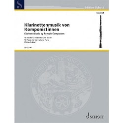 Cover Image of Clarinet Music by Female Composers