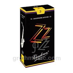 Vandoren ZZ Alto Saxophone Reeds - 10 Count Box